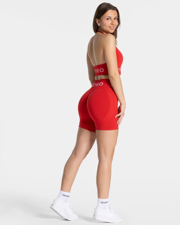 Signature Scrunch Short in Rot für Damen – Bild 5
