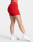 Signature Scrunch Short in Rot für Damen