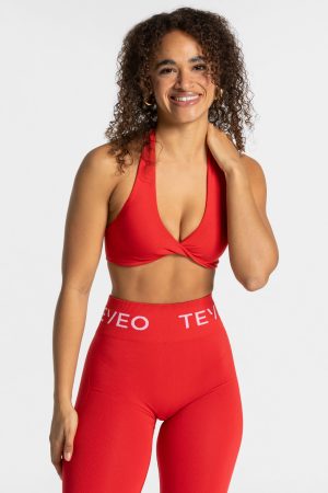 Damen Signature Twisted Bh Rot mit Komfort