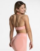 Modische Signature Twisted Bh in Farbe Peach
