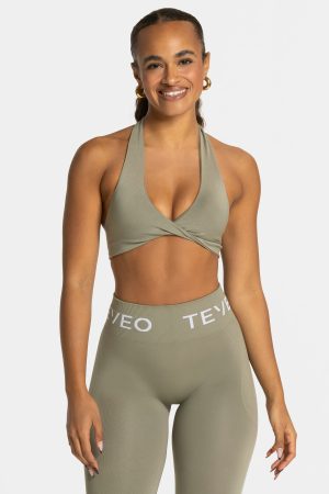 Damen Signature Twisted Bh Khaki mit Komfort