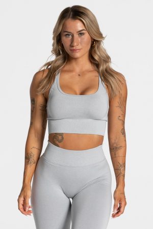 Statement Bh Damenhose in Hellgrau