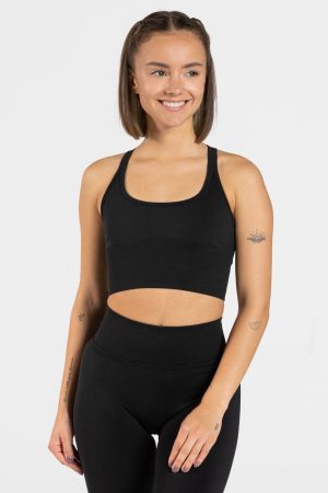 Modische Statement Bh in Farbe Schwarz