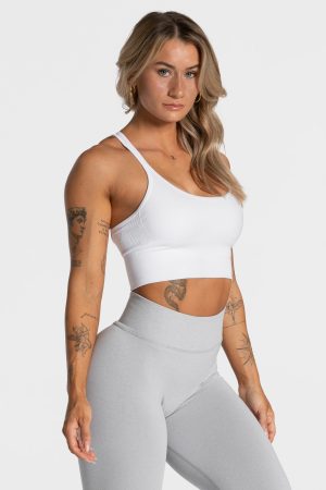 Statement Bh Weiß mit hoher Taille