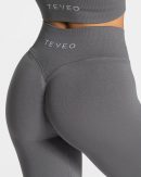 Statement Scrunch Leggings in Graphit für Damen