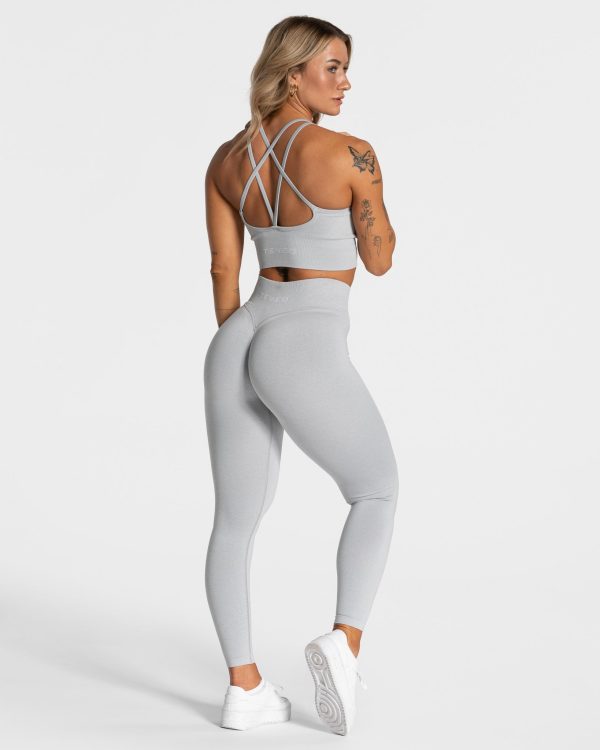 Statement Scrunch Leggings Hellgrau – bequem und – Bild 5