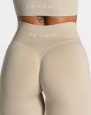 Statement Scrunch Leggings in Sand für Damen