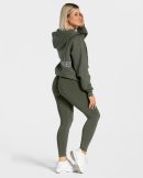 Statement Oversized Jacke Damenhose in Khaki