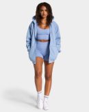 Statement Oversized Jacke für Frauen in Blau