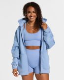 Statement Oversized Jacke für Frauen in Blau