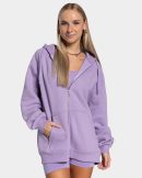 Damen Statement Oversized Jacke Flieder mit Komfo