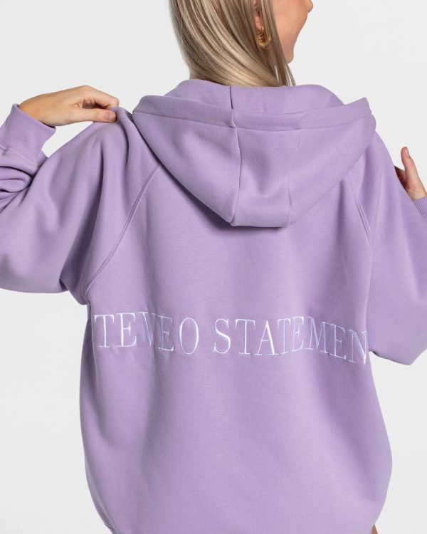 Damen Statement Oversized Jacke Flieder mit Komfo – Bild 4