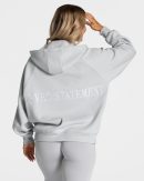 Statement Oversized Jacke Hellgrau – bequem und s