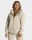 Damen Statement Oversized Jacke Sand mit Komfort