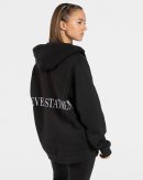 Statement Oversized Jacke Schwarz mit hoher Taille