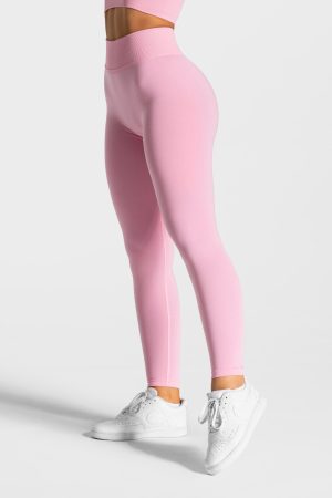 Statement Scrunch Leggings für Frauen in Pink