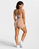 Statement Scrunch Short Damenhose in Altrosa