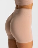 Statement Scrunch Short Damenhose in Altrosa