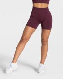 Statement Scrunch Short für Frauen in Pflaume
