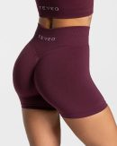 Statement Scrunch Short für Frauen in Pflaume