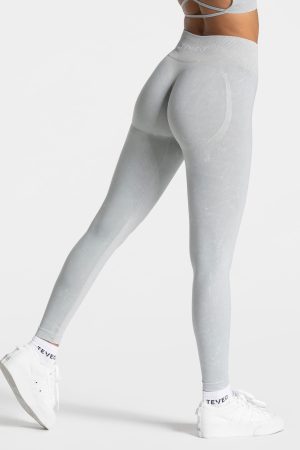 Acid Covert Scrunch Leggings Hellgrau für Sport u