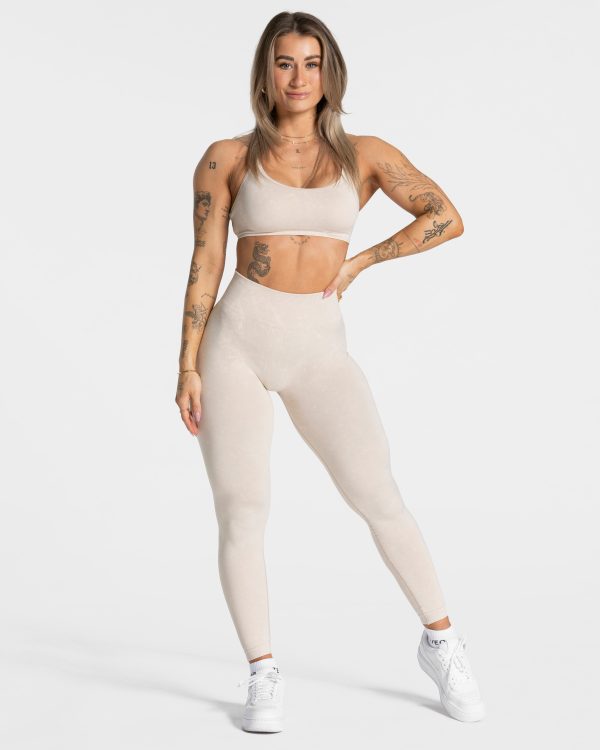 Acid Covert Scrunch Leggings Sand für Sport und A – Bild 3