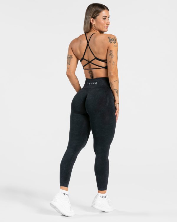 Acid Covert Scrunch Leggings in Schwarz für Damen – Bild 5