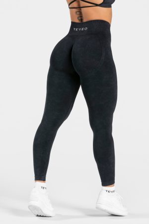 Acid Covert Scrunch Leggings in Schwarz für Damen