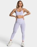 Damen Acid Covert Scrunch Leggings Flieder mit Ko