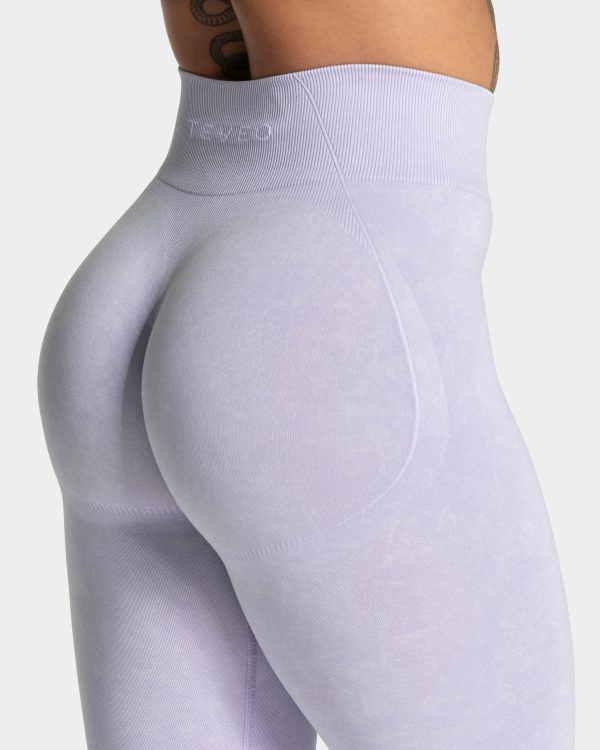 Damen Acid Covert Scrunch Leggings Flieder mit Ko – Bild 4