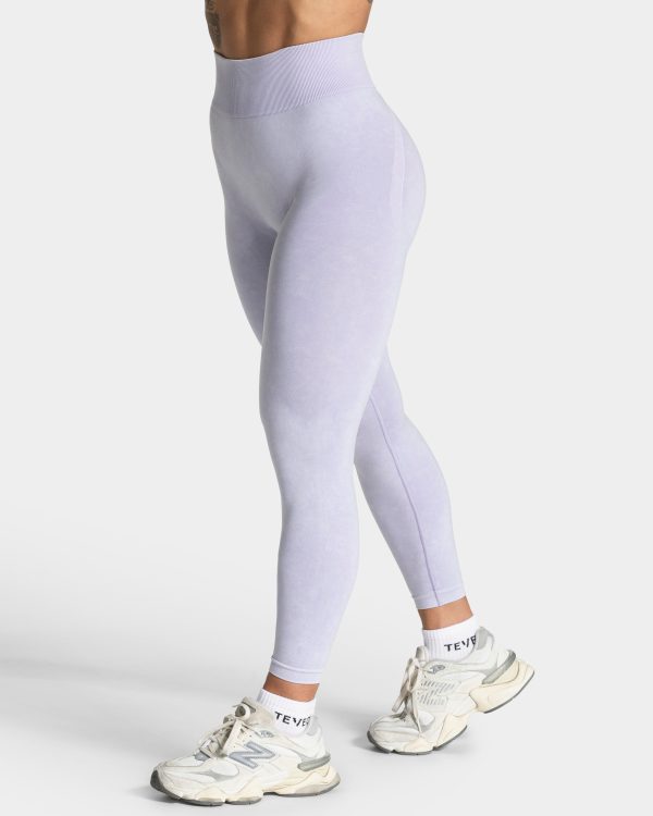 Damen Acid Covert Scrunch Leggings Flieder mit Ko – Bild 2
