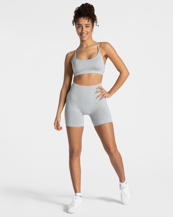 Acid Covert Scrunch Short Hellgrau mit hoher Tail – Bild 5