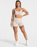 Acid Covert Scrunch Short Damenhose in Sand