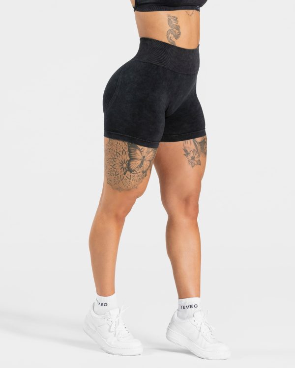 Modische Acid Covert Scrunch Short in Farbe Schwa – Bild 2