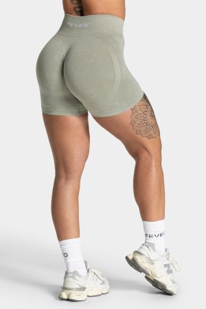 Acid Covert Scrunch Short in Salbei für Damen