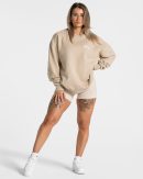 Acid Oversized Sweater in Sand für Damen