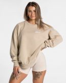 Acid Oversized Sweater in Sand für Damen