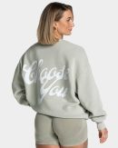 Acid Oversized Sweater in Salbei für Damen