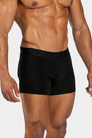 Everyday Boxershorts (3er) Schwarz mit hoher Tail