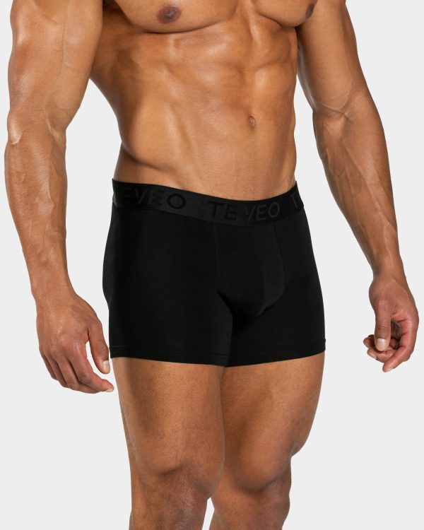 Everyday Boxershorts (3er) Schwarz mit hoher Tail