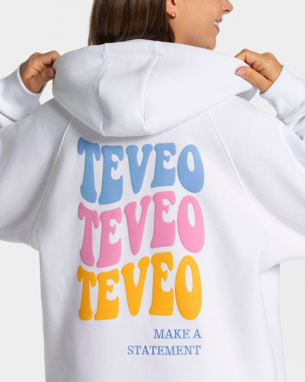 Candy Oversized Jacke in Weiß für Damen – Bild 4