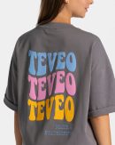 Candy Oversized T-Shirt Damenhose in Graphit
