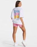 Candy Oversized T-Shirt für Frauen in Weiß