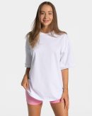 Candy Oversized T-Shirt für Frauen in Weiß