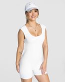 Damen Crew Cap Weiß mit Komfort