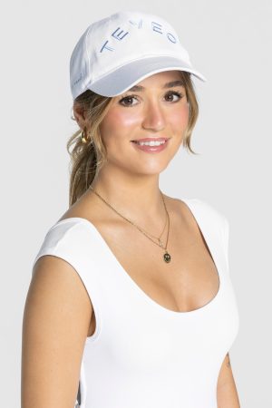 Damen Crew Cap Weiß mit Komfort