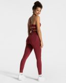 Elevate Leggings Weinrot – bequem und stylisch