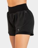 Endorphin 2in1 Shorts Schwarz – bequem und stylis