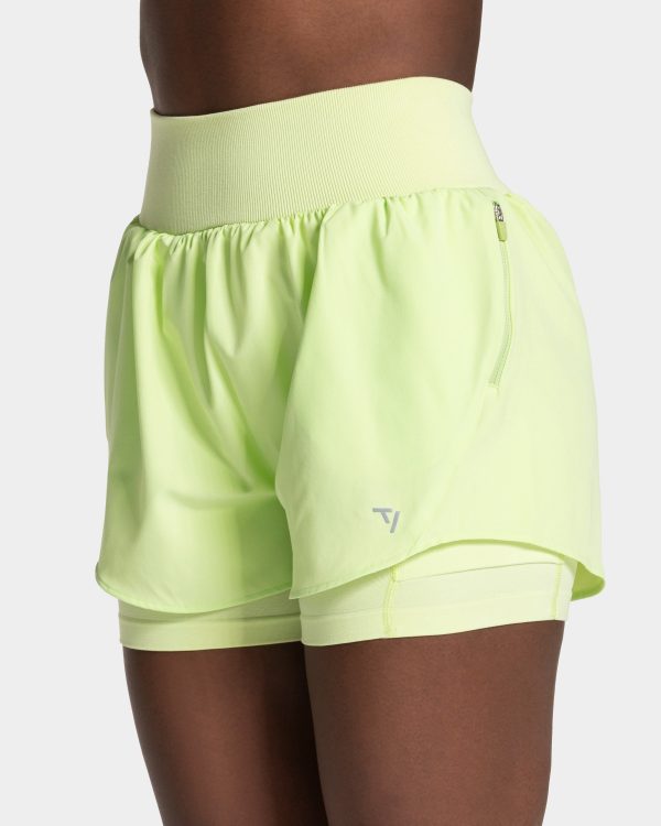 Endorphin 2in1 Shorts in Limelight für Damen – Bild 4