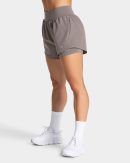 Damen Endorphin 2in1 Shorts Smoke mit Komfort